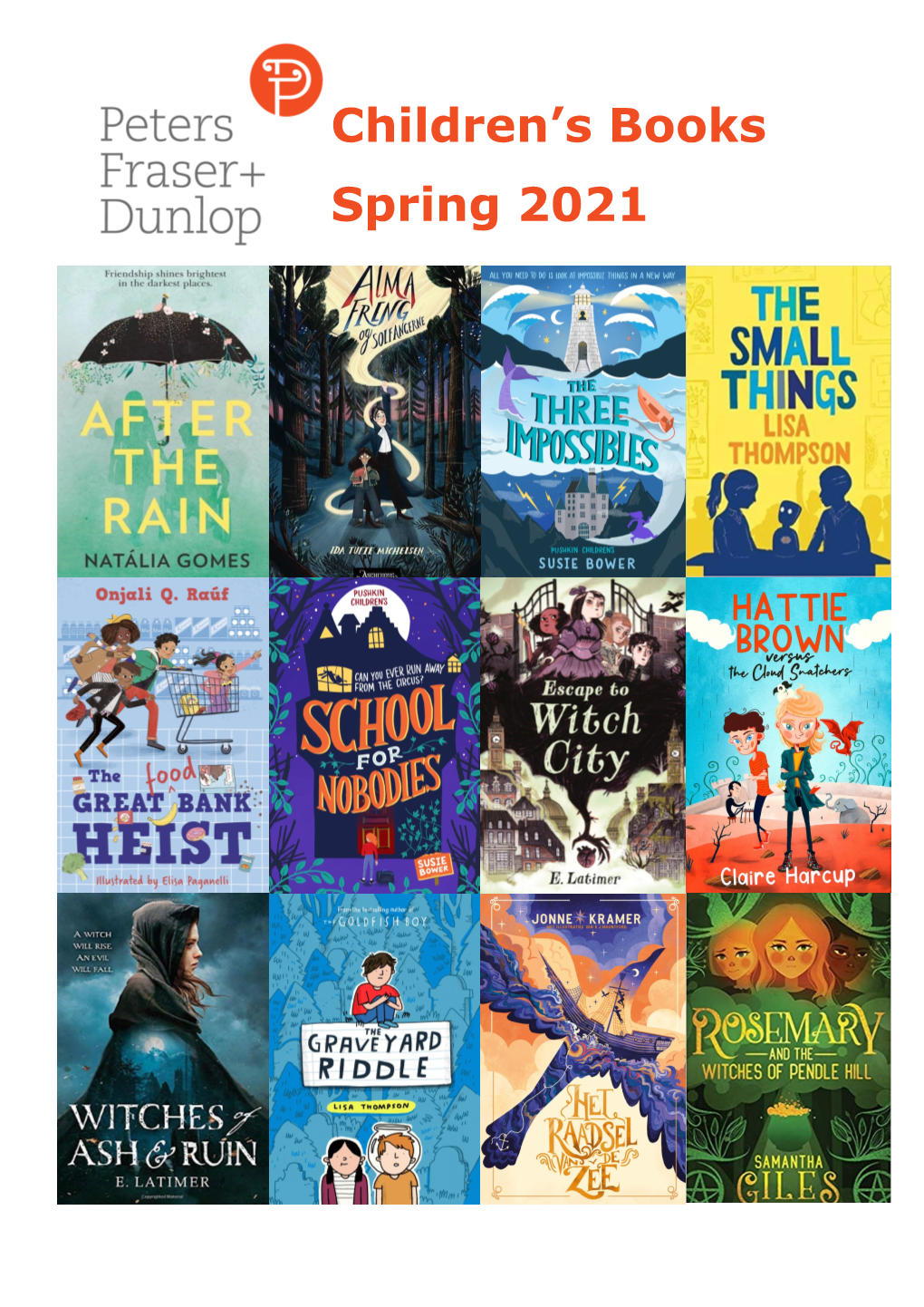 Children's Books Spring 2021