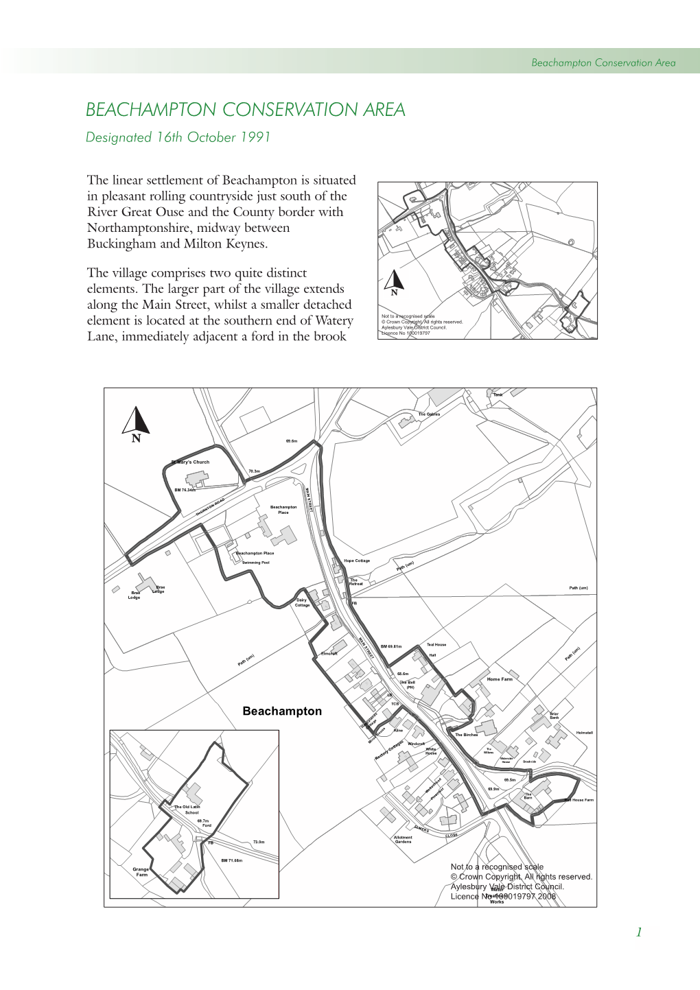 Beachampton Conservation Area