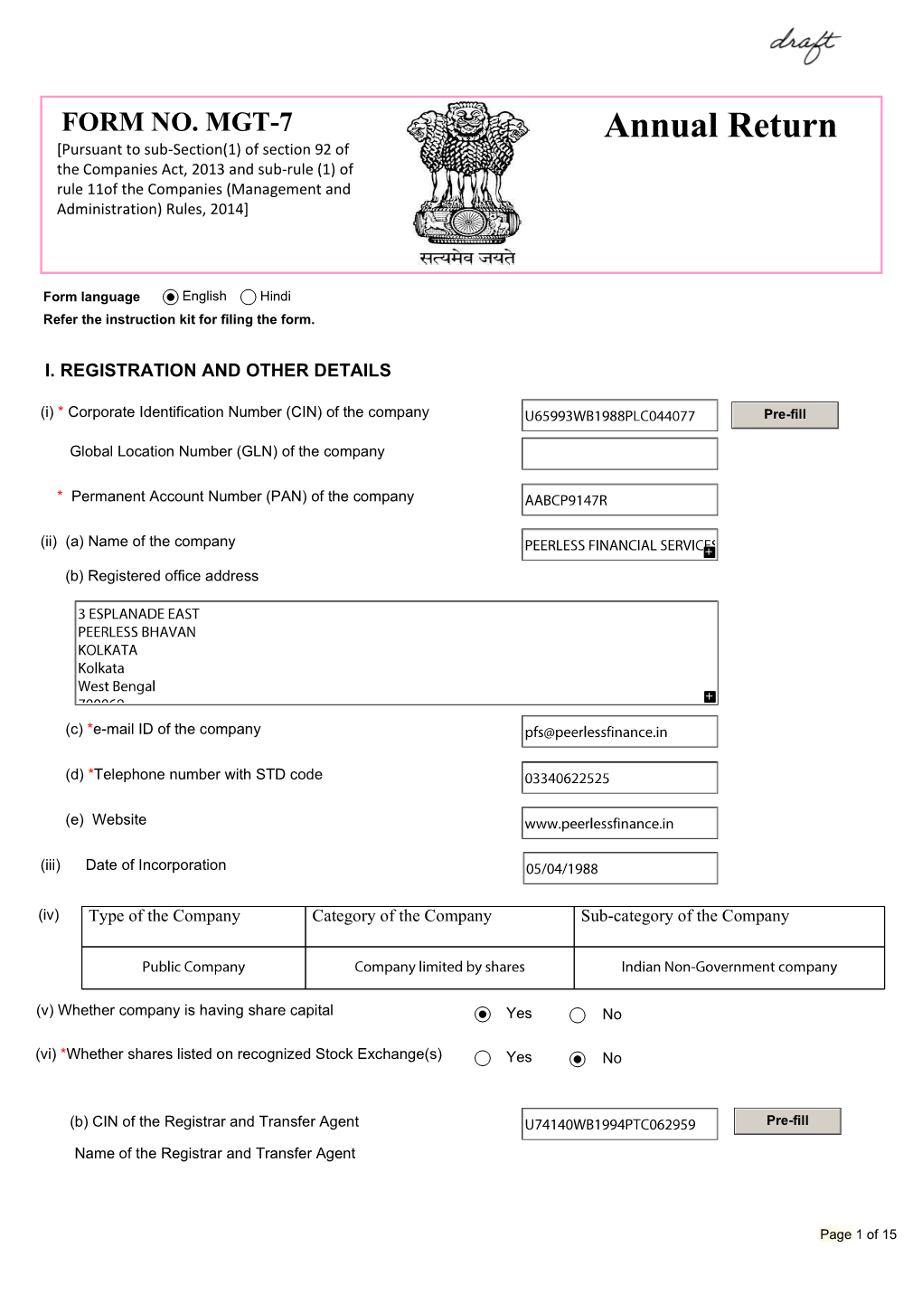 PFL Shareholders List-3103021