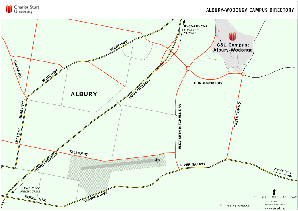 Albury-Wodonga Campus Directory