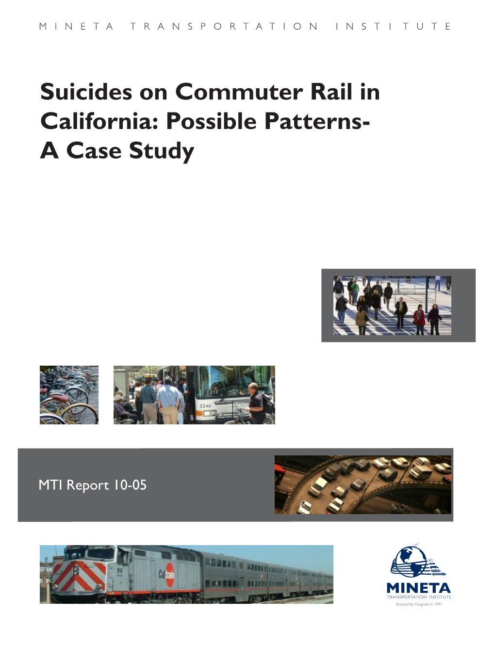 Suicides on Commuter Rail in California
