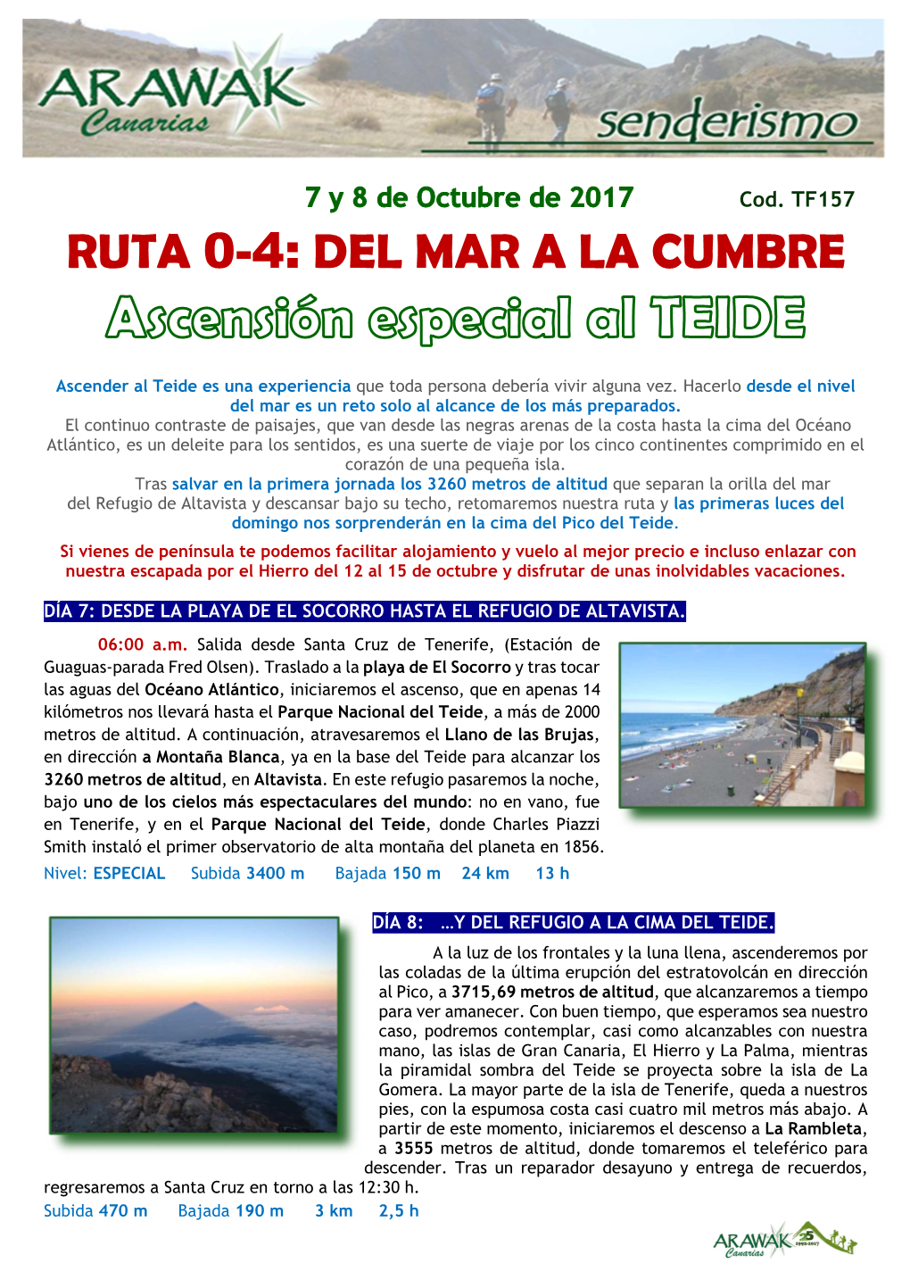 Ruta 0-4: Del Mar a La Cumbre
