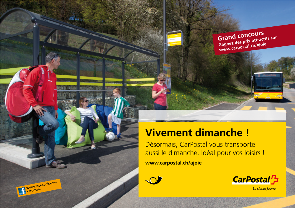 Vivement Dimanche ! Désormais, Carpostal Vous Transporte Aussi Le Dimanche