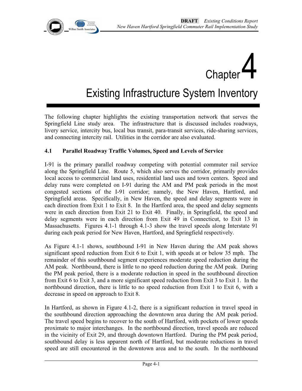 Chapter4 Existing Infrastructure System Inventory