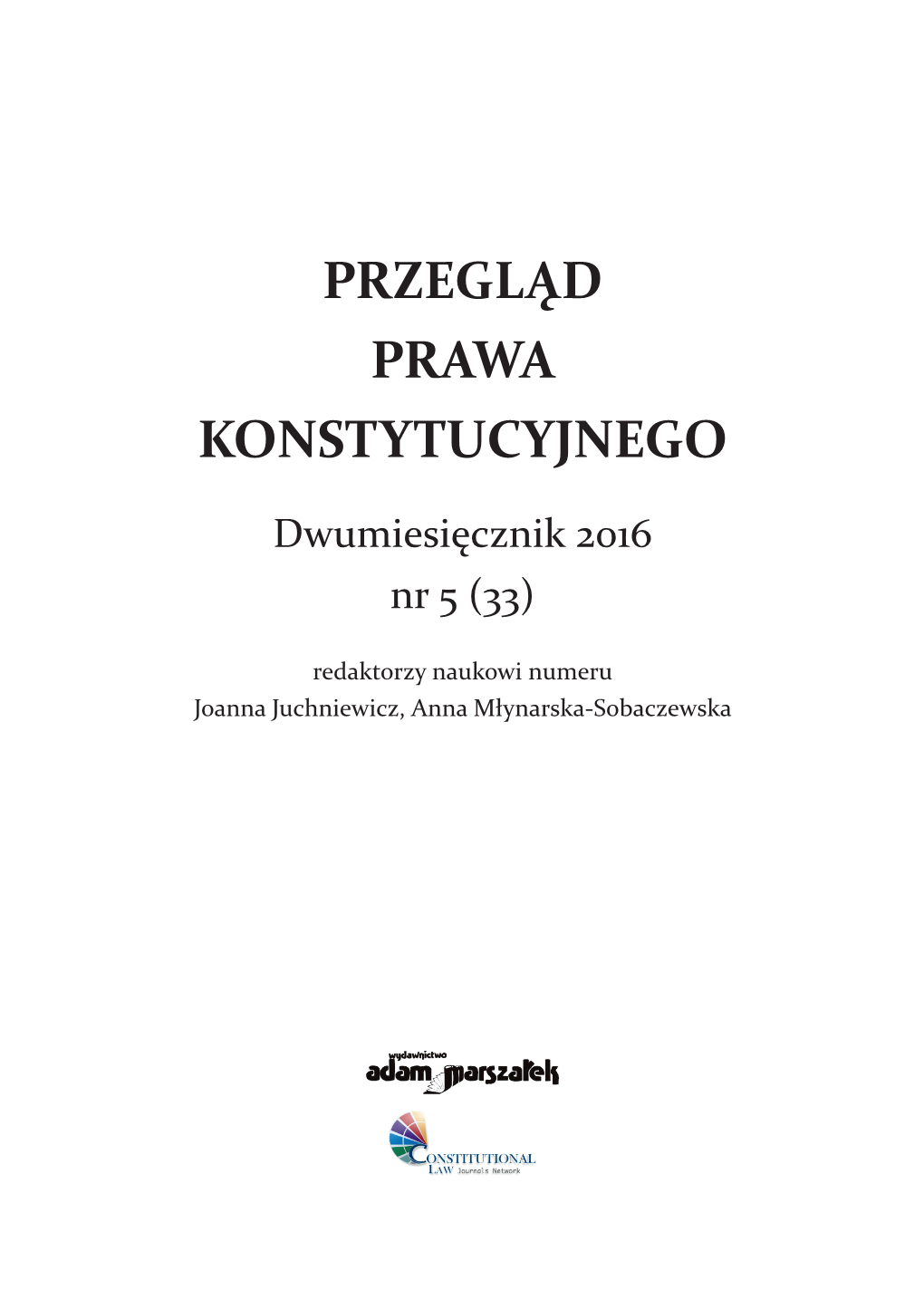 Przegląd Prawa Konstytucyjnego