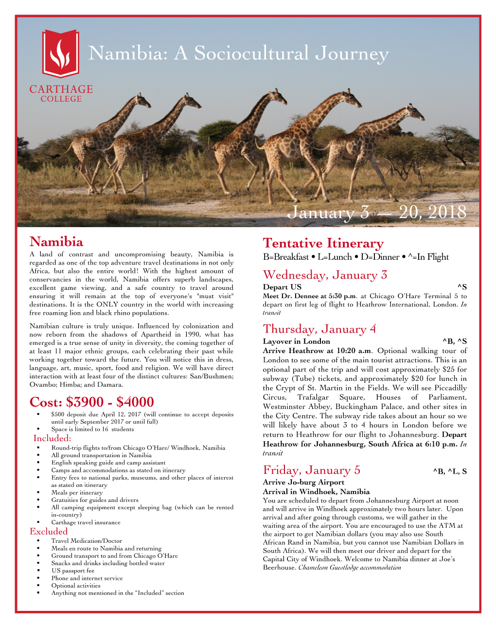 Namibia: a Sociocultural Journey