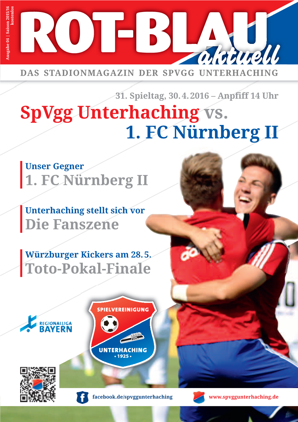 Spvgg Unterhaching Stadionmagazin Nr. 04 2016