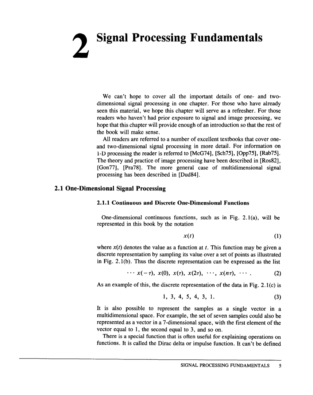 2 Signal Processing Fundamentals