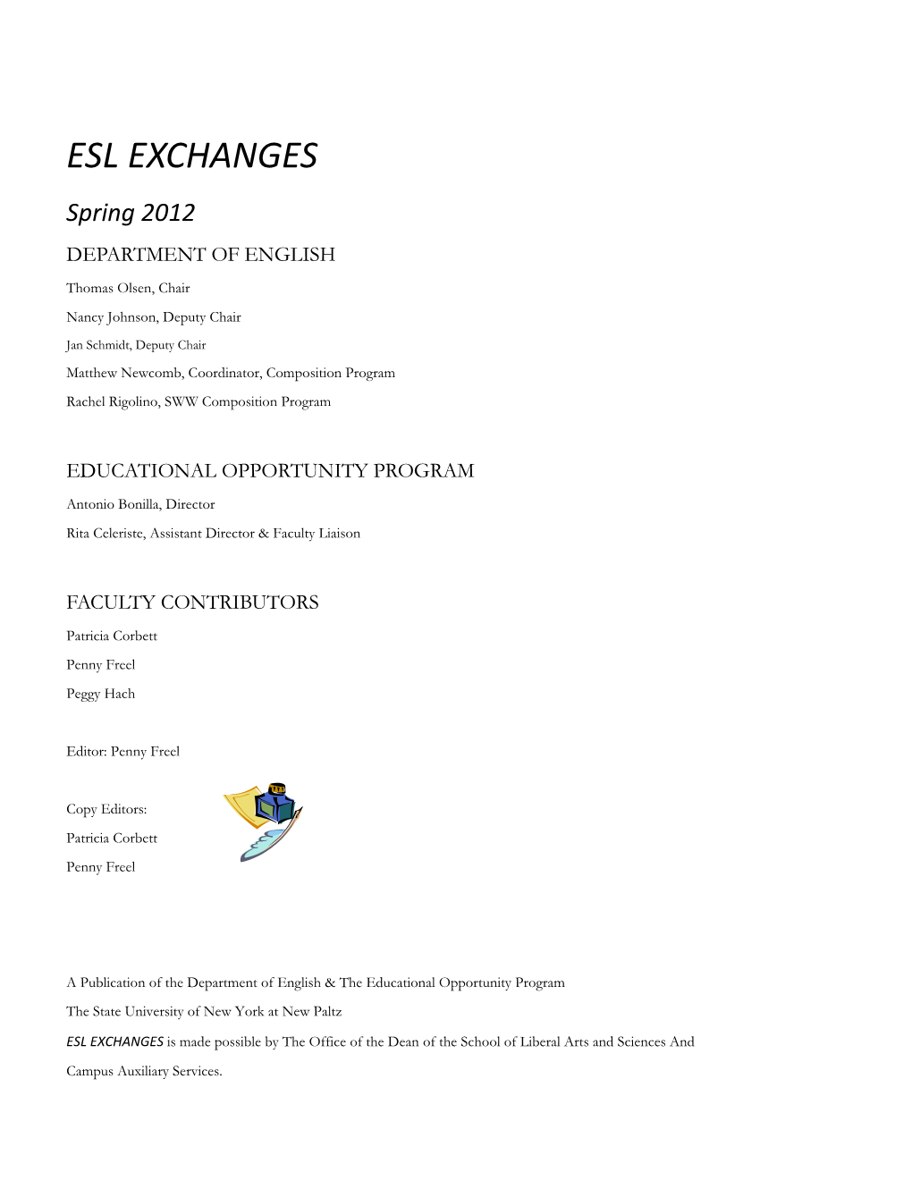 ESL Exchanges Spr 2012