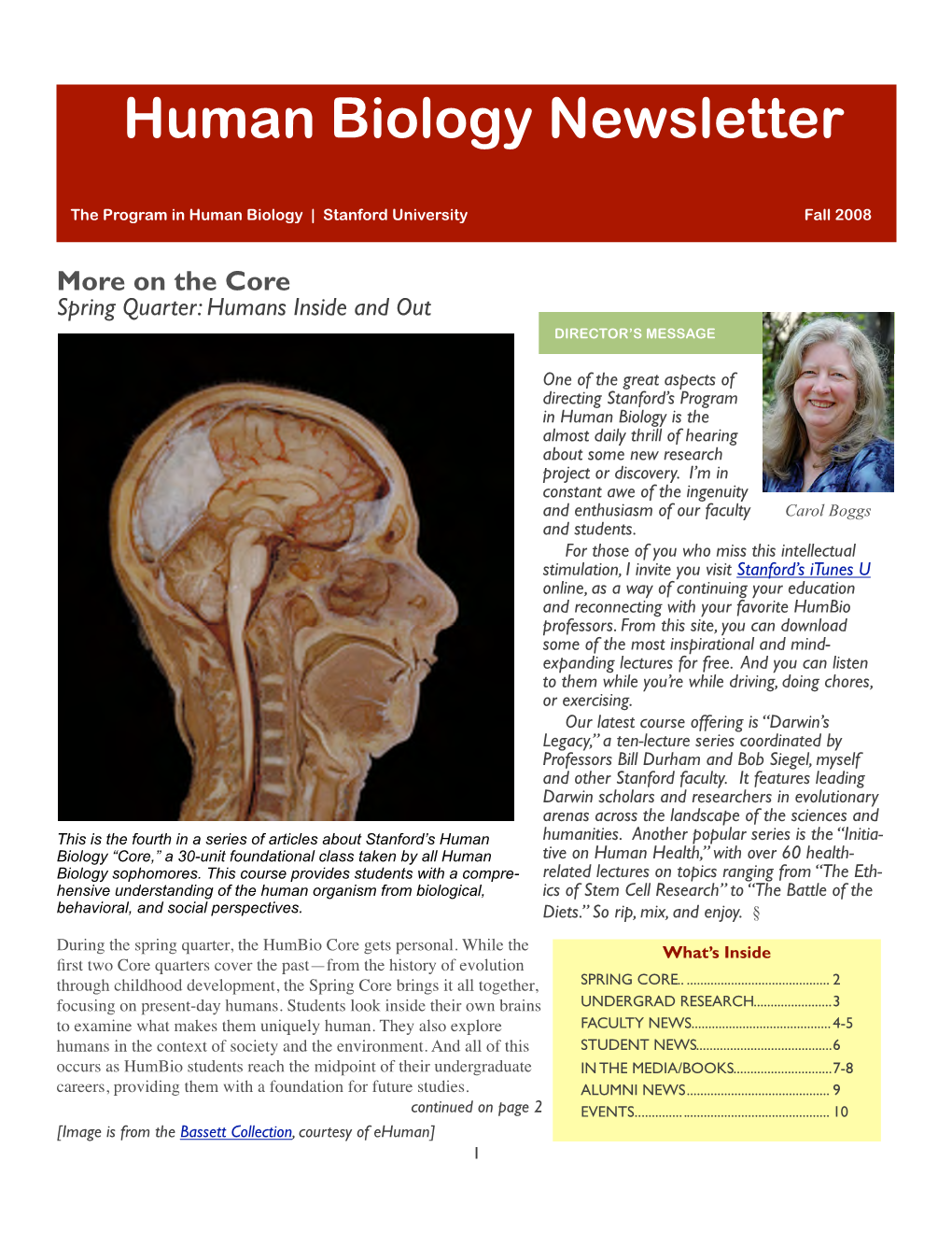 Human Biology Newsletter