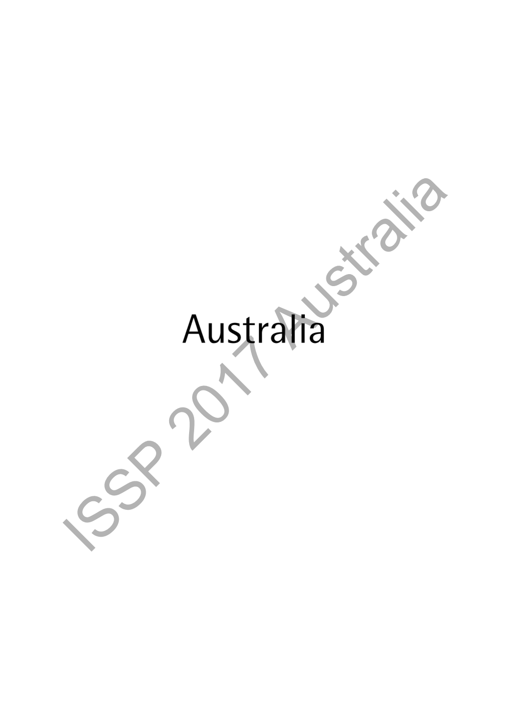 ISSP 2017 Australia 1