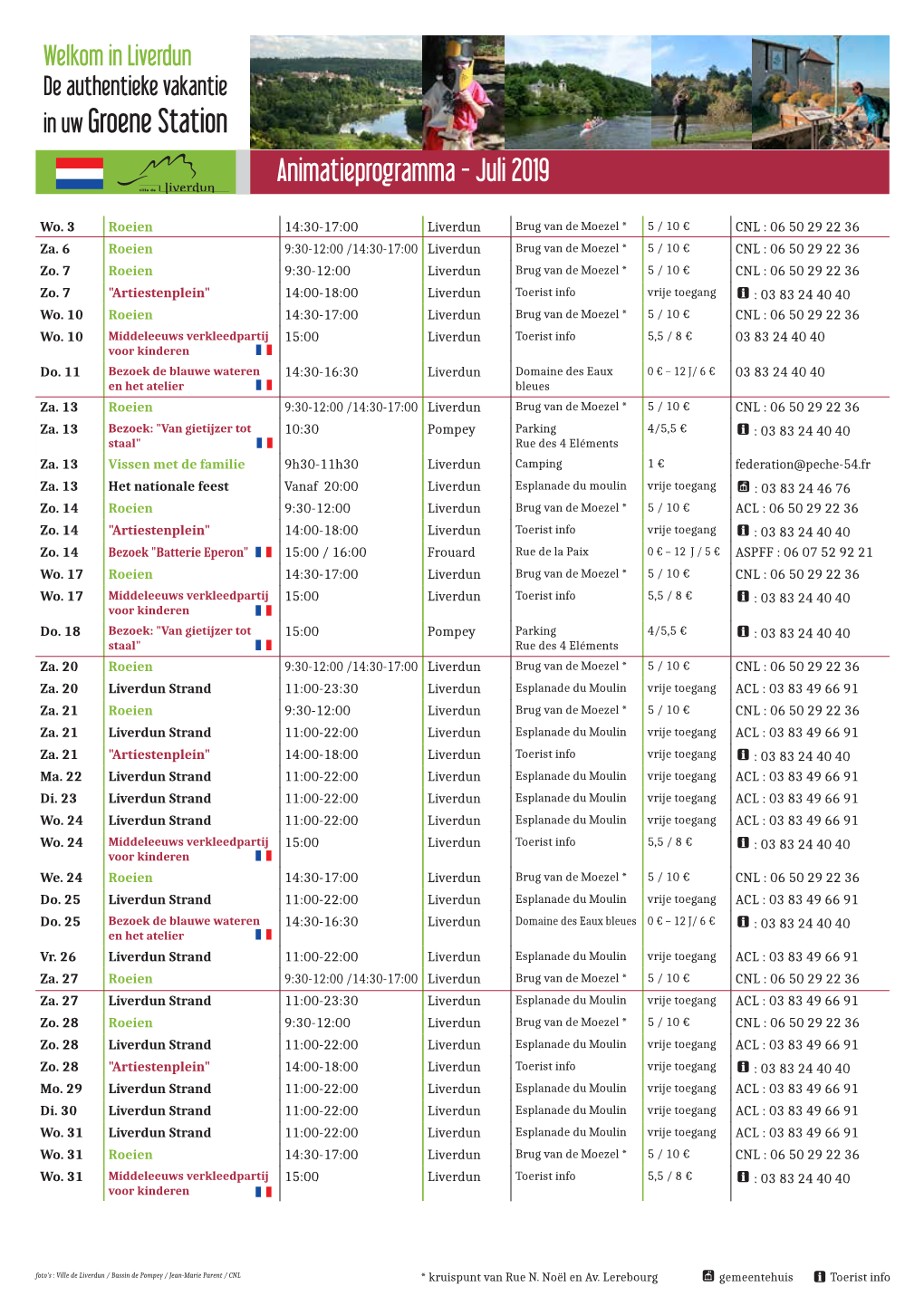 In Uw Groene Station Animatieprogramma - Juli 2019