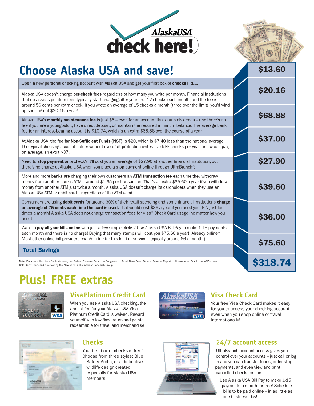 Choose Alaska USA and Save! Plus! FREE Extras