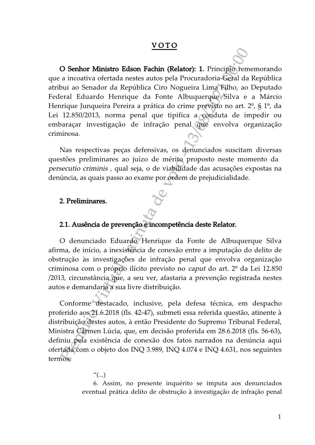 Plenário Virtual - Minuta De Voto - 13/08/2021 00:00