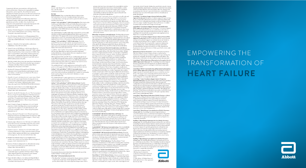 Heart Failure and Annual Report: 15,000 Patients and Counting