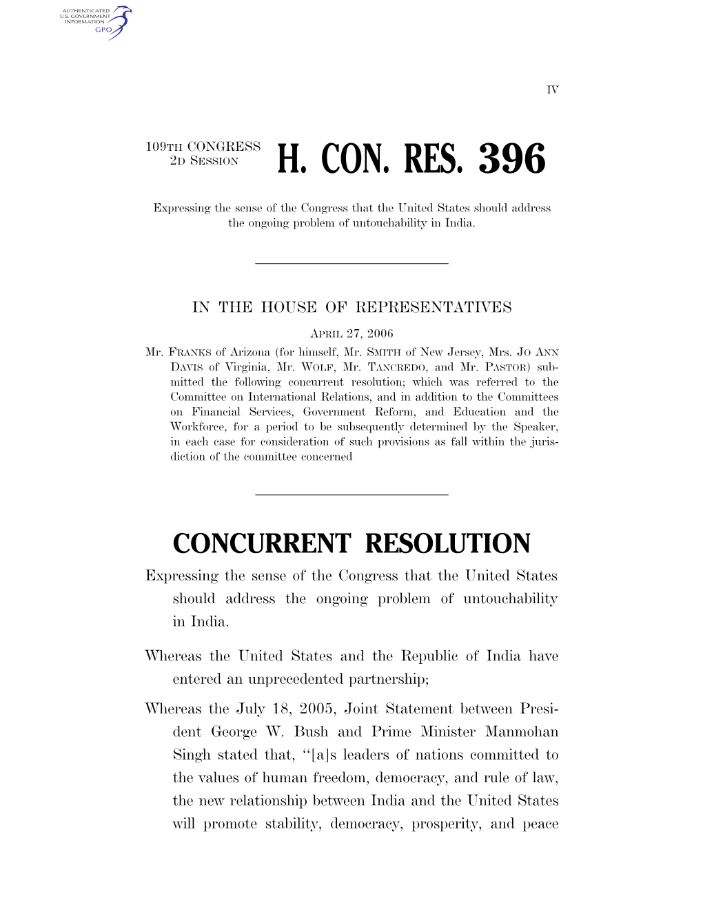 H. Con. Res. 396