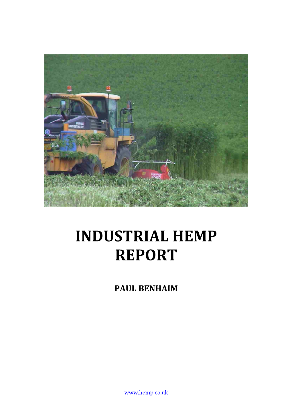 Industrial Hemp Report