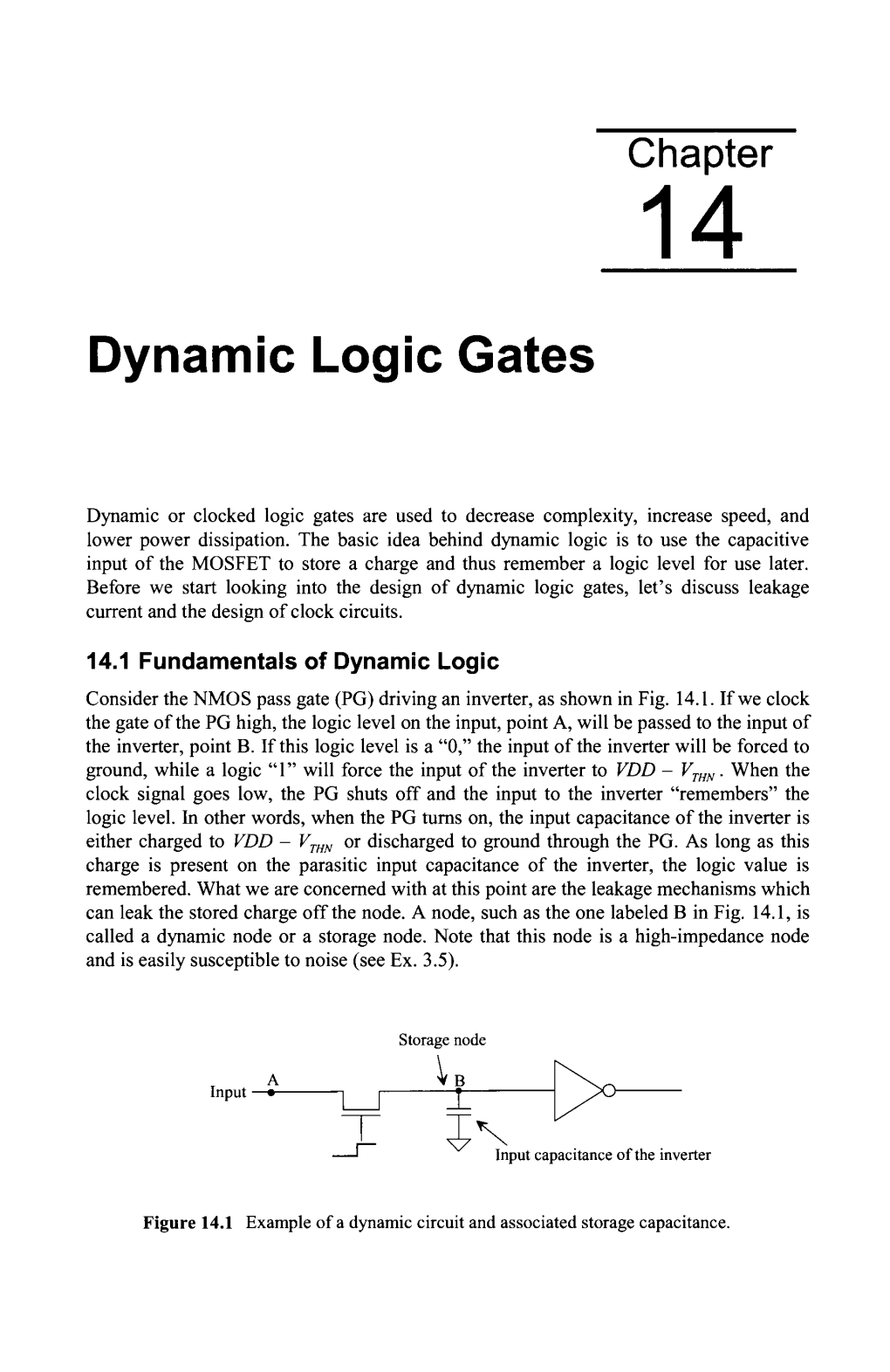 Dynamic Logic Gates