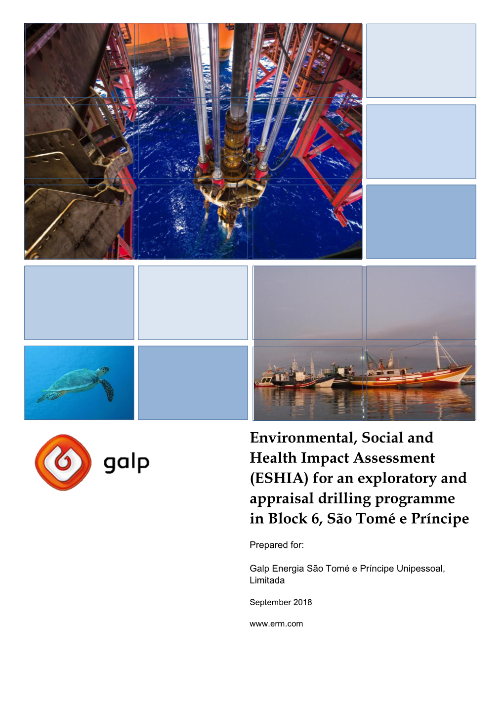 Environmental, Social and Health Impact Assessment (ESHIA) for an Exploratory and Appraisal Drilling Programme in Block 6, São Tomé E Príncipe