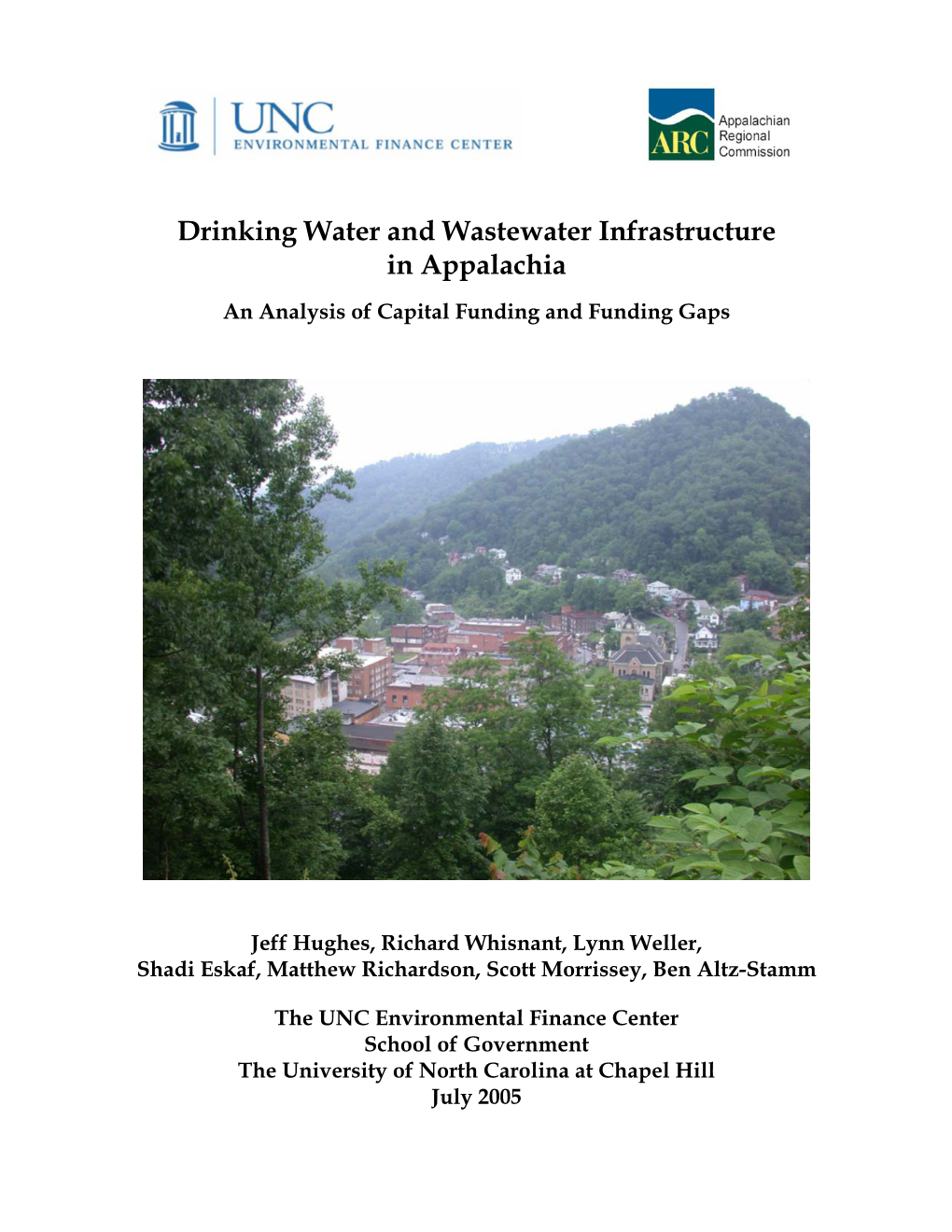 Drinking Water and Wastewater Infrastructure in Appalachia an Analysis of Capital Funding and Funding Gaps