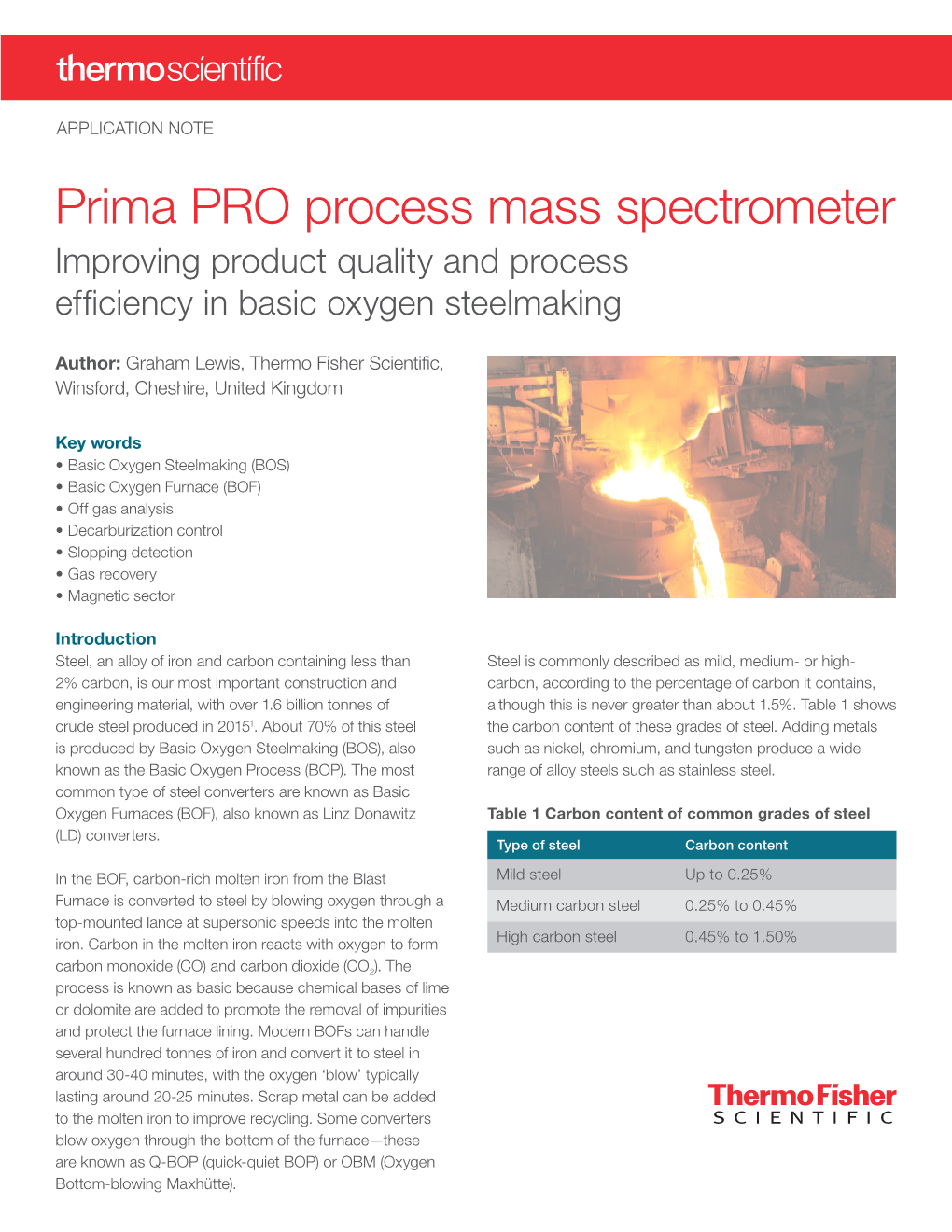 Prima PRO Process Mass Spectrometer No