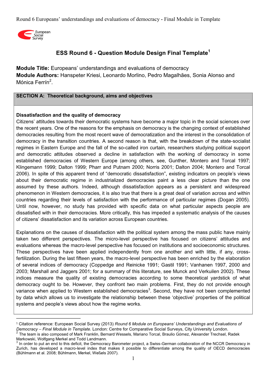 ESS Round 6 - Question Module Design Final Template1