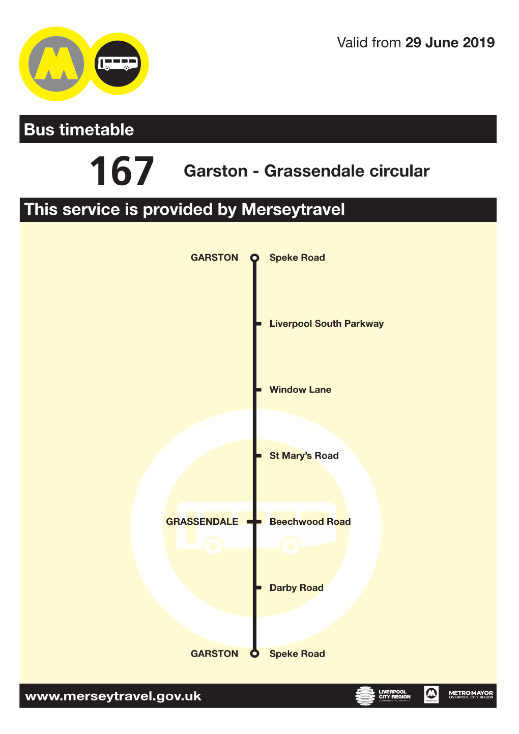 Grassendale Circular This Service Is Provided by Merseytravel