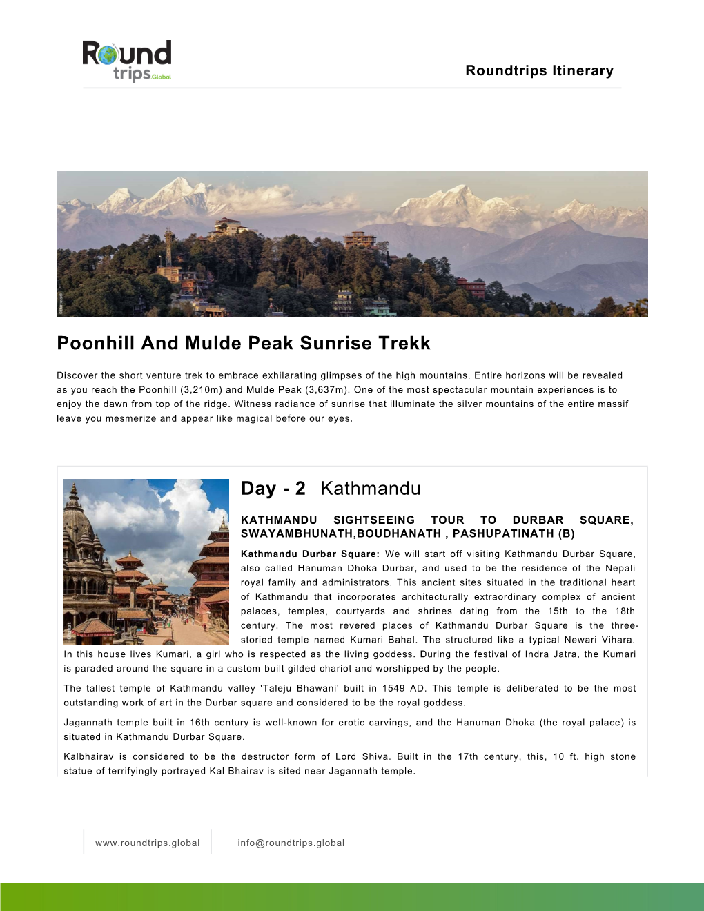 Poonhill and Mulde Peak Sunrise Trekk