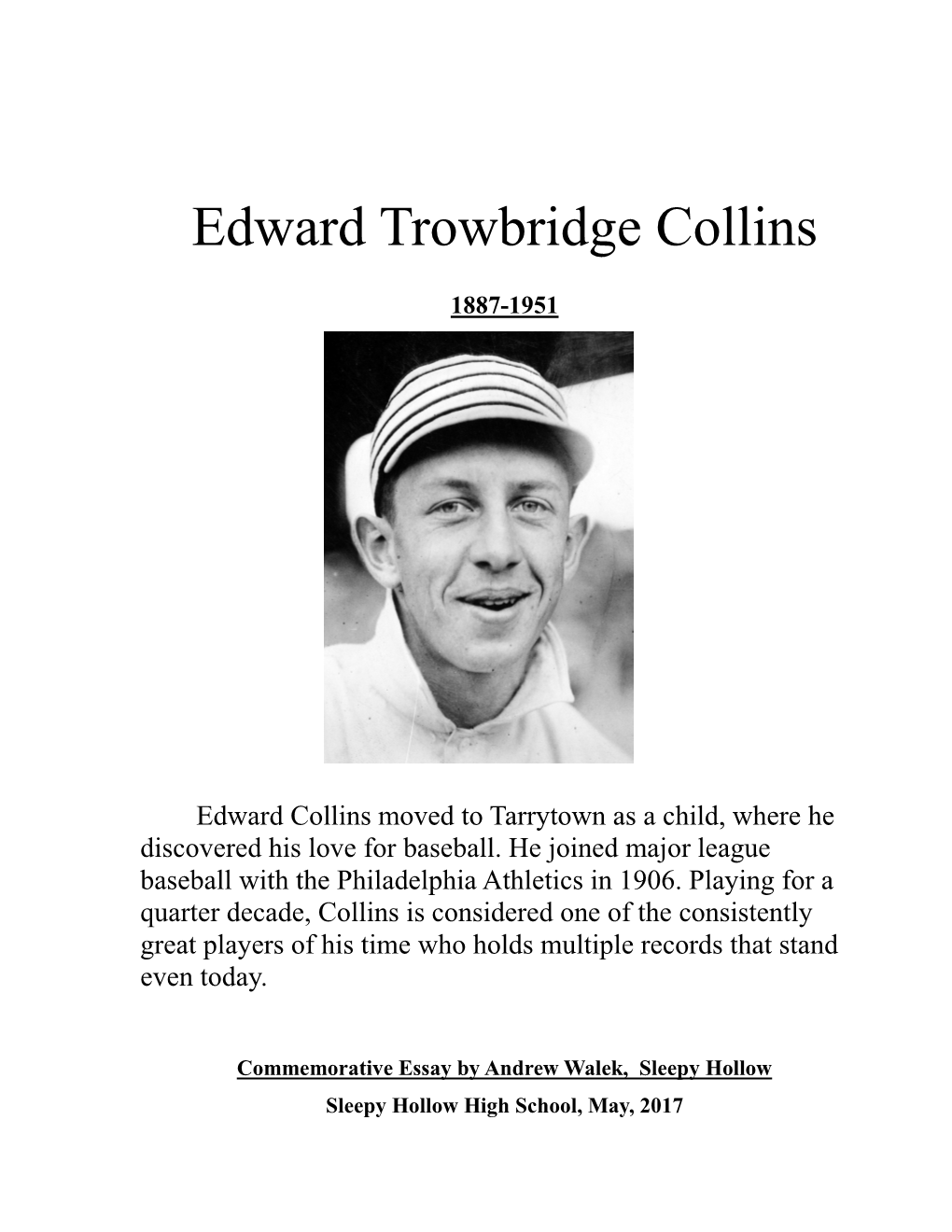 Edward Trowbridge Collins