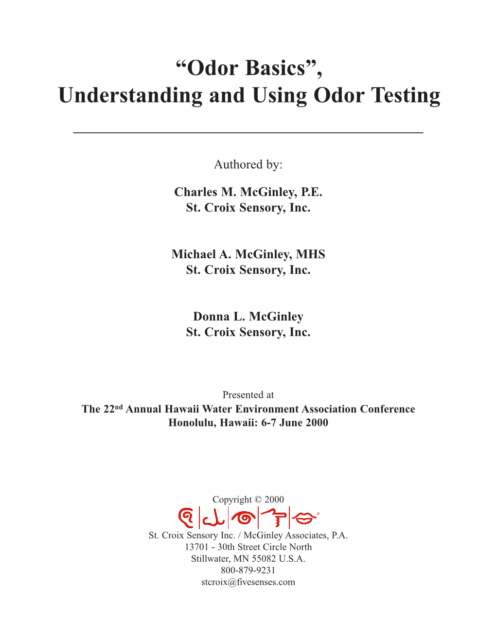 Understanding and Using Odor Testing