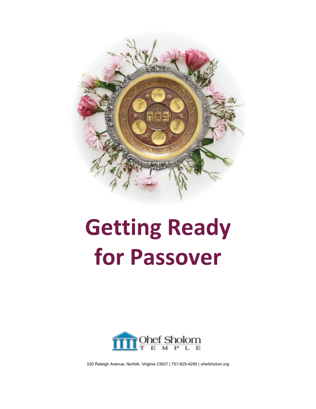 Getting Ready for Passover