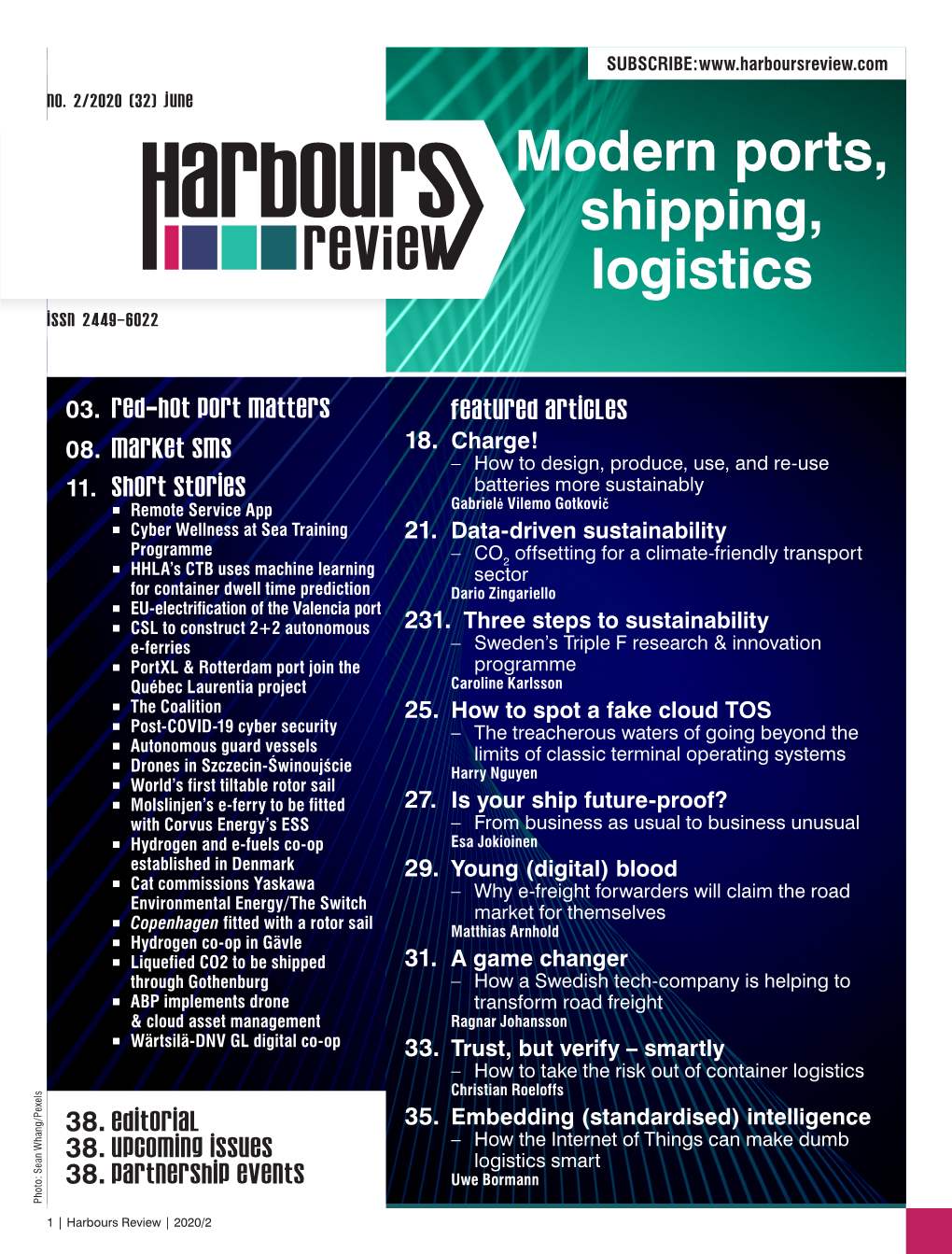 Modern Ports, Shipping, Logistics ISSN 2449-6022