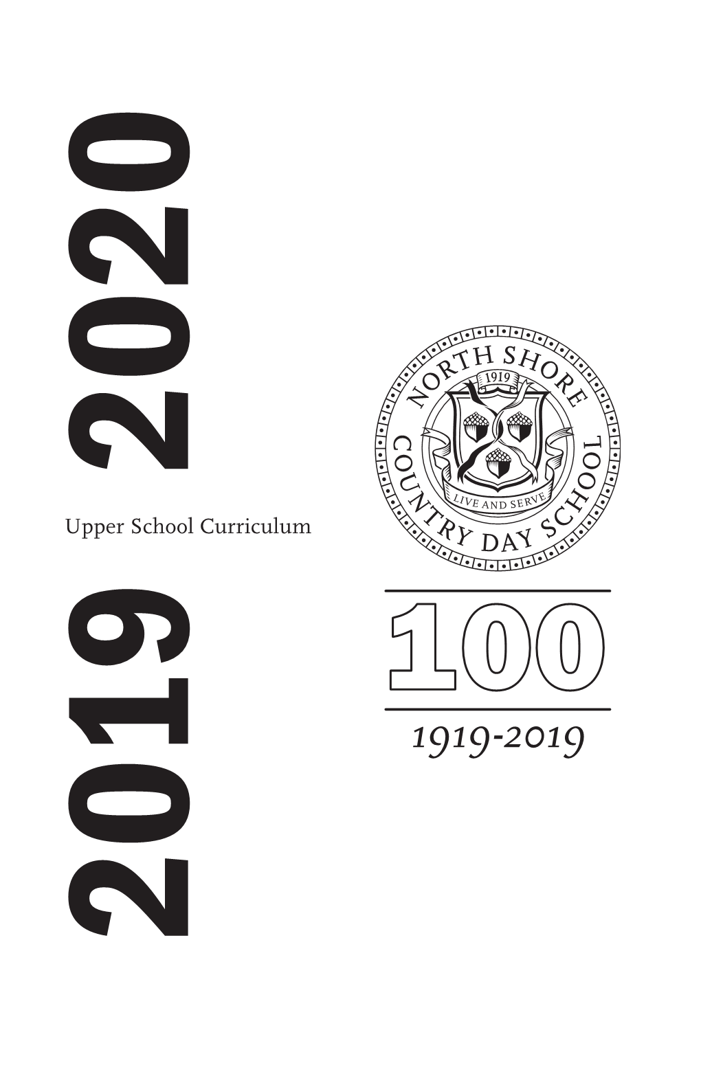 Upper School Curriculum 2019 2020 2019 CONTENTS