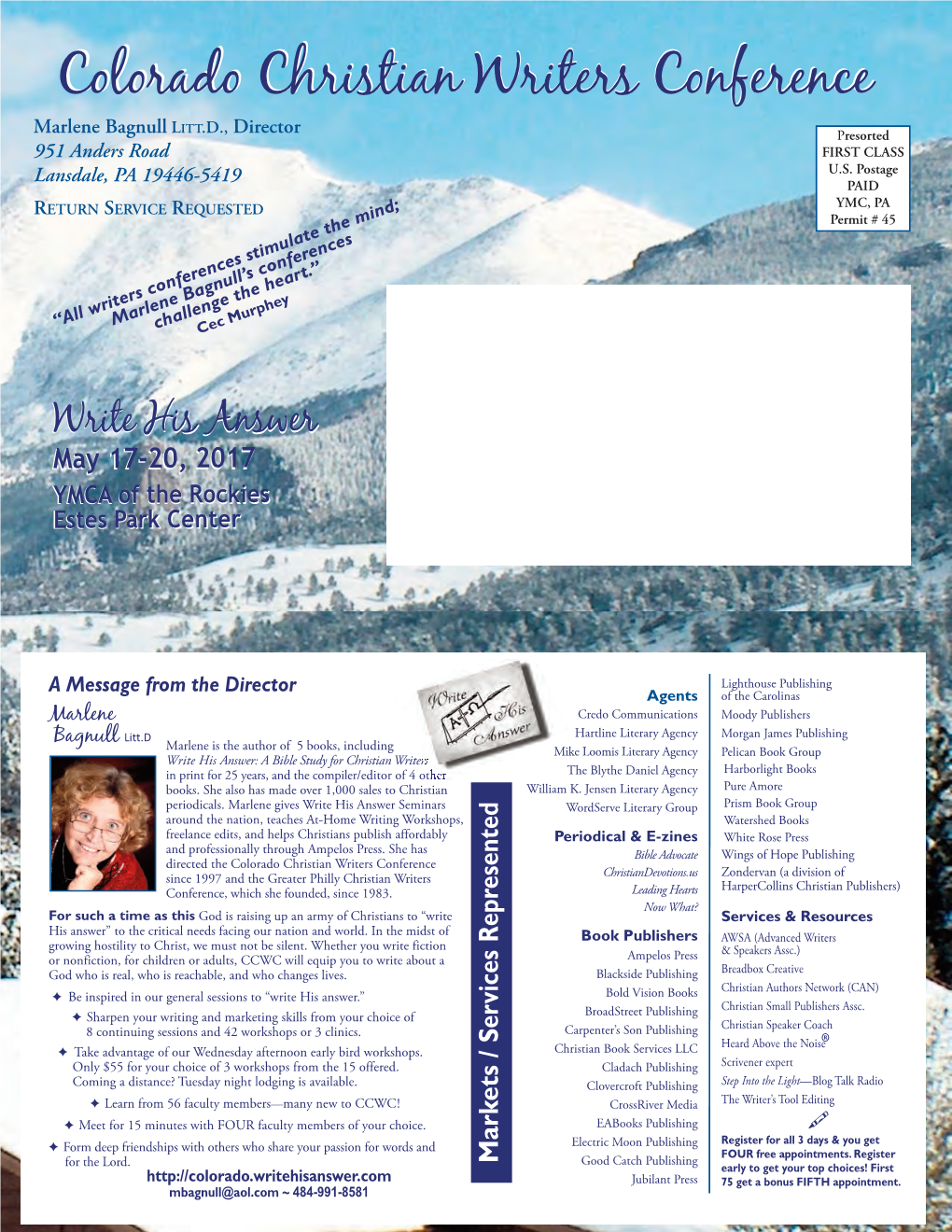 Colorado Christian Writers Conference