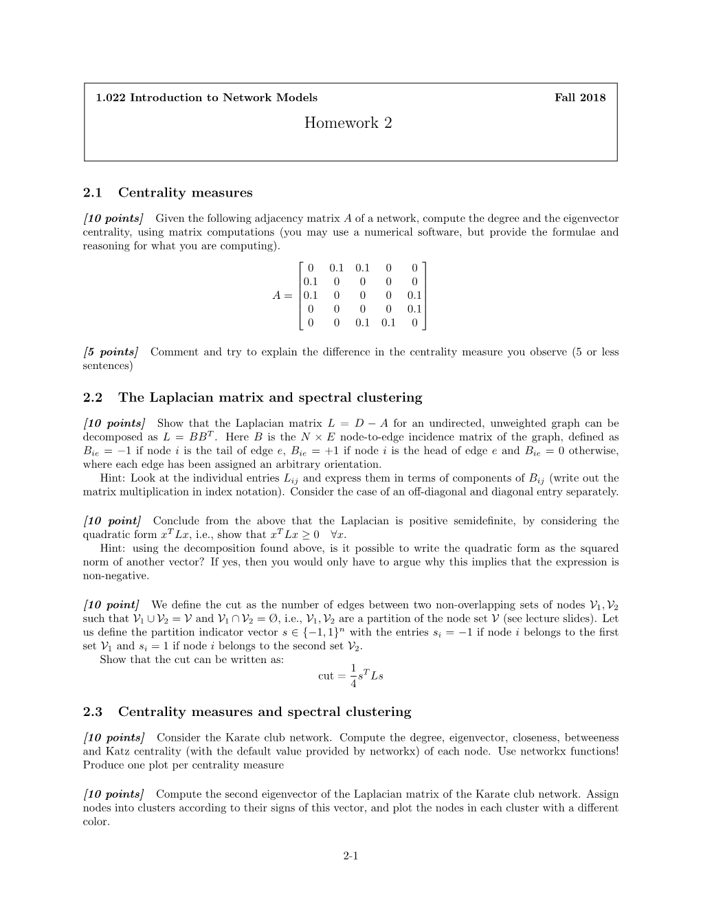 Centrality Measures