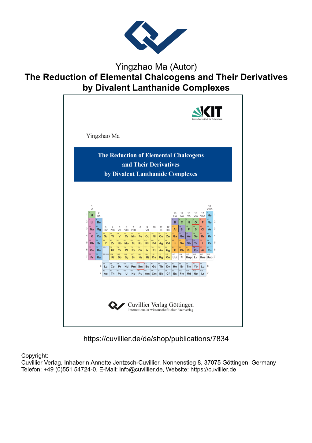 The Reduction of Elemental Chalcogens and Their Derivatives by Divalent Lanthanide Complexes