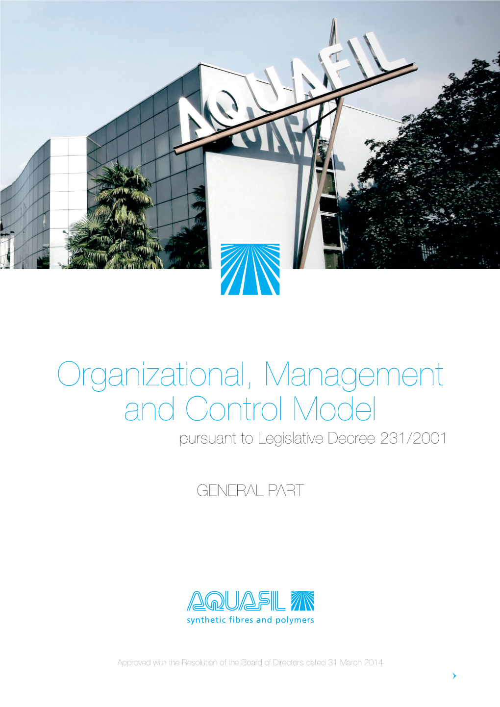 Organizational, Management and Control Model Pursuant to Legislative Decree 231/2001