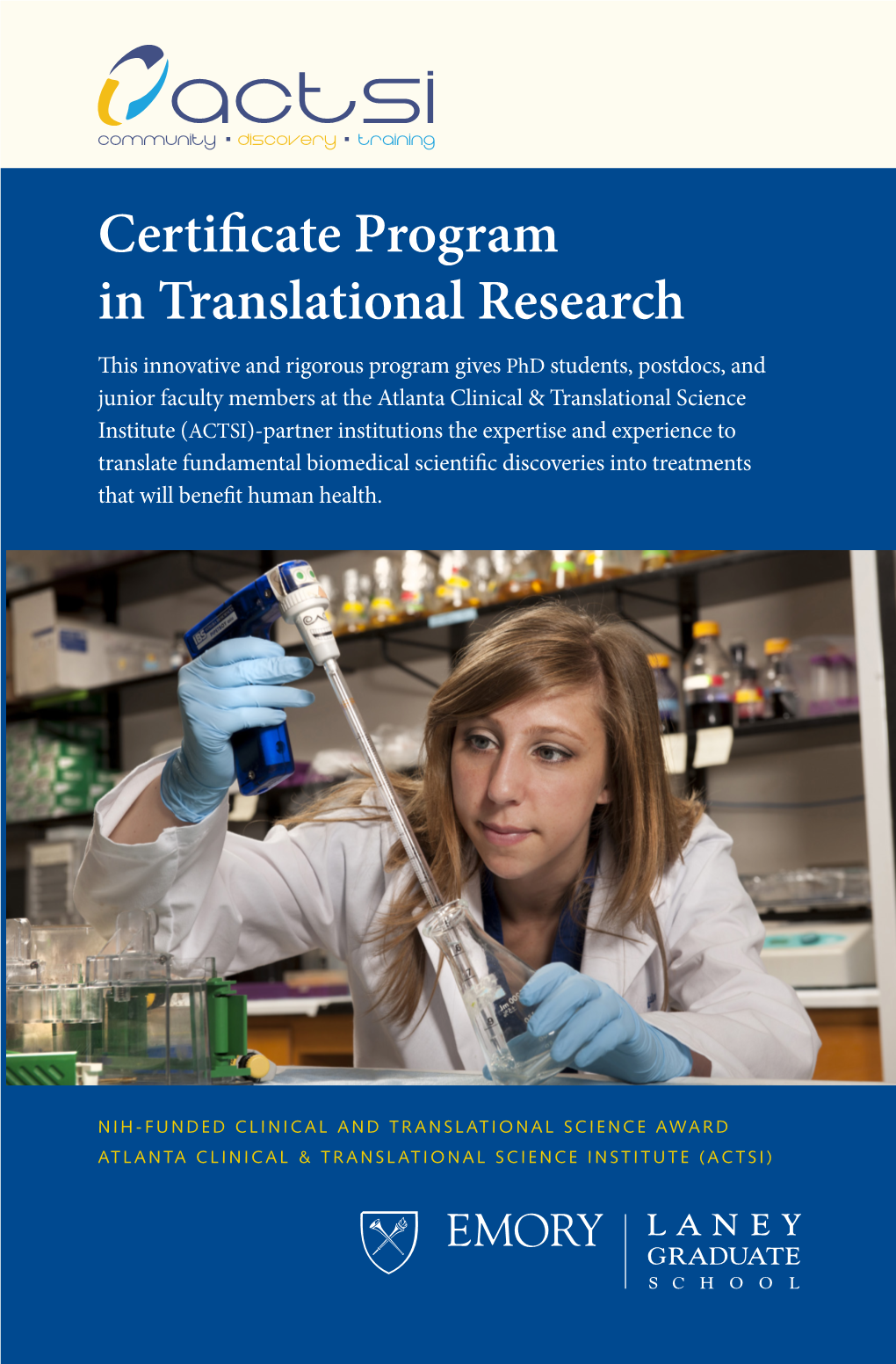 Certificate Program in Translational Research