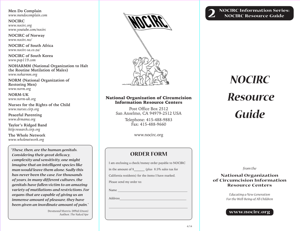 NOCIRC Resource Guide