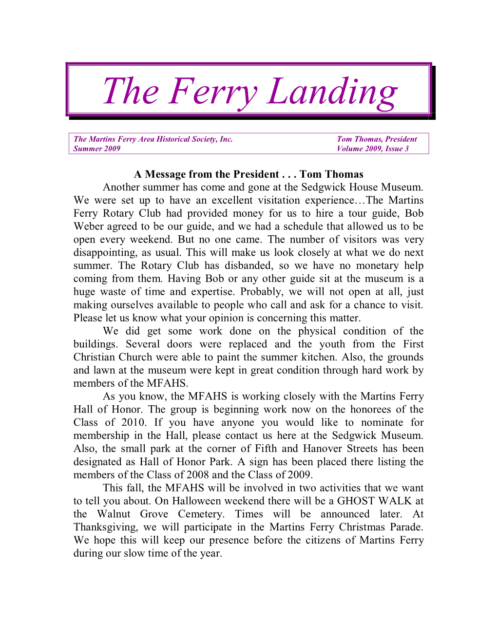 The Ferry Landing