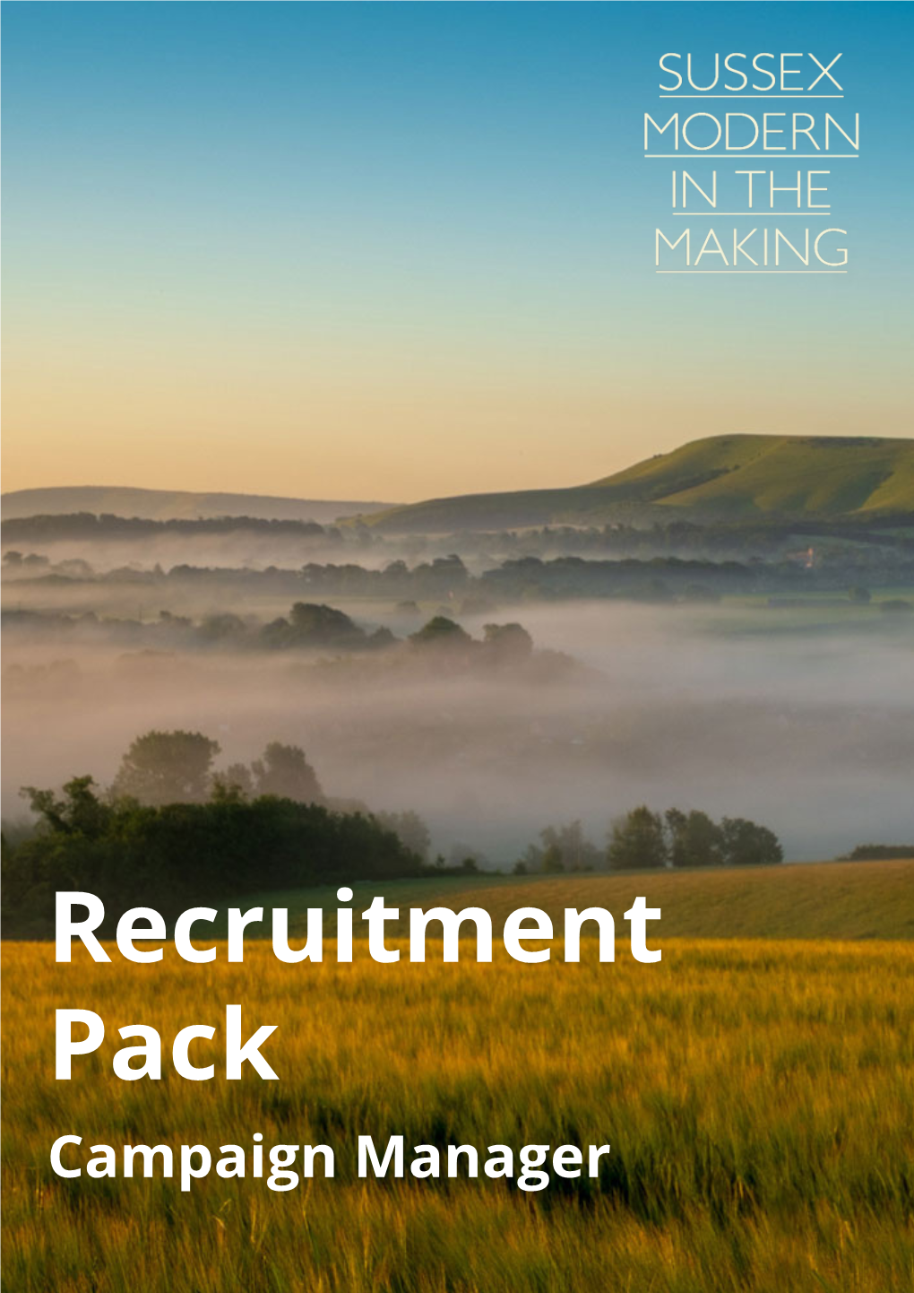 Sussex Modern Campaign Manager Recruitment Pack