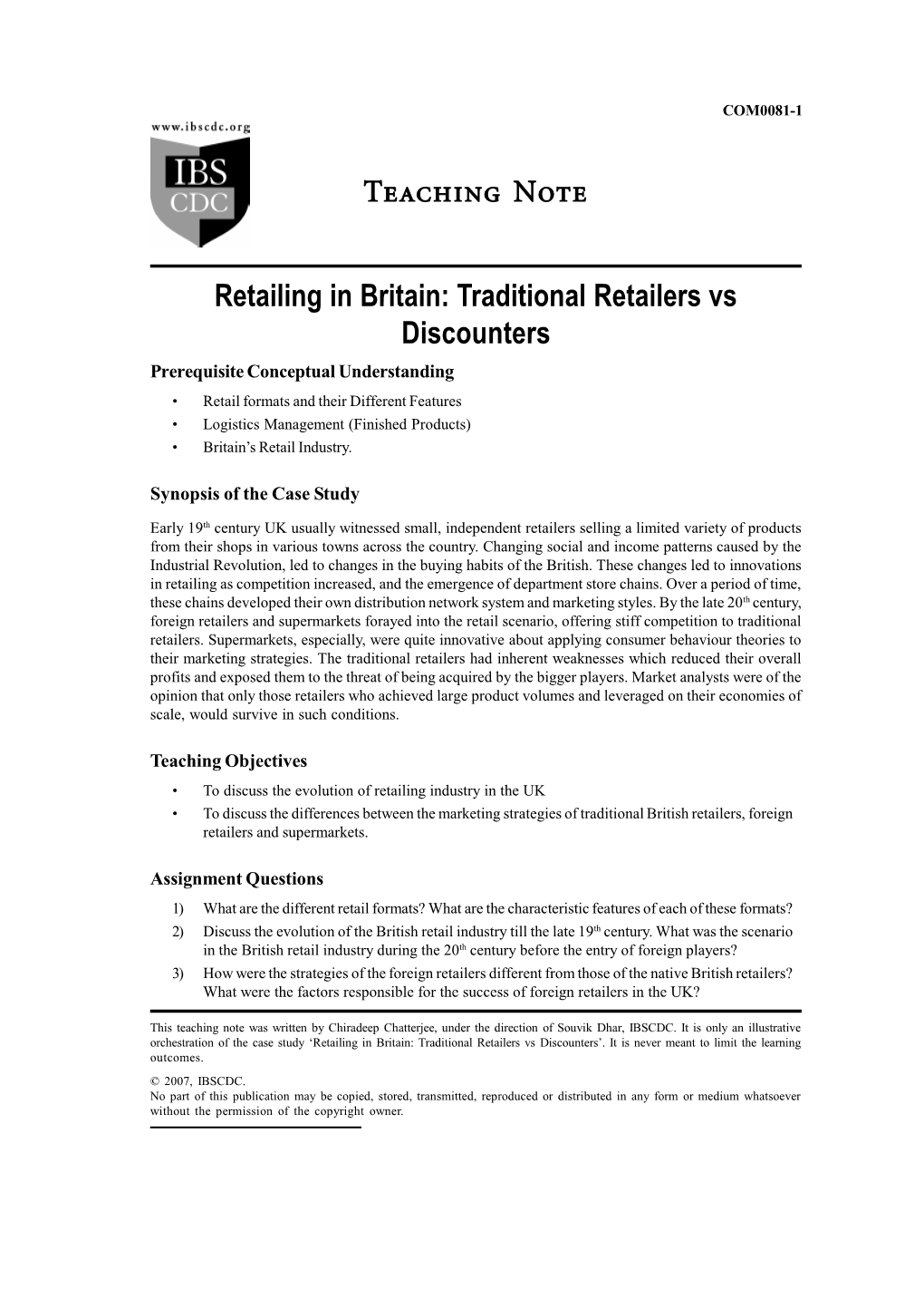 Traditional Retailers Vs Discounters