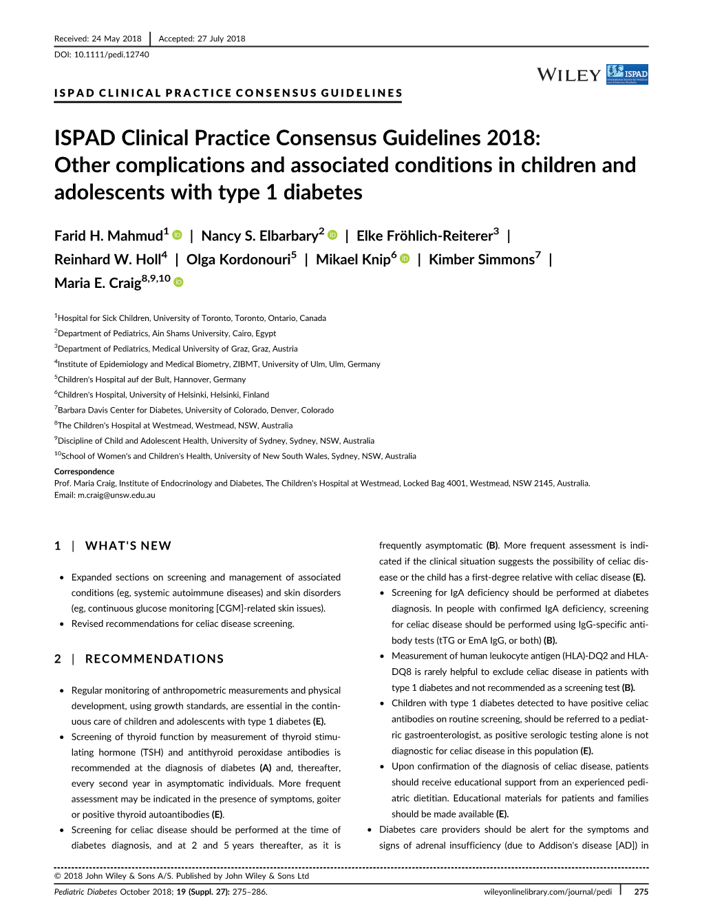 ISPAD Consensus Guidelines