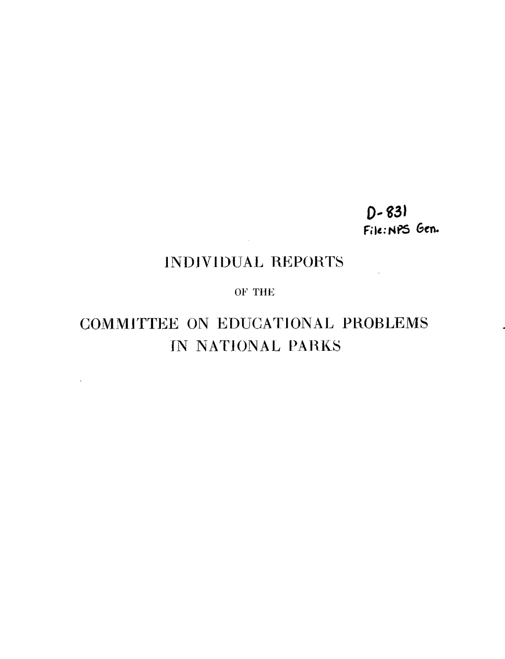 P- 831 F;Ic: Nf's Gen