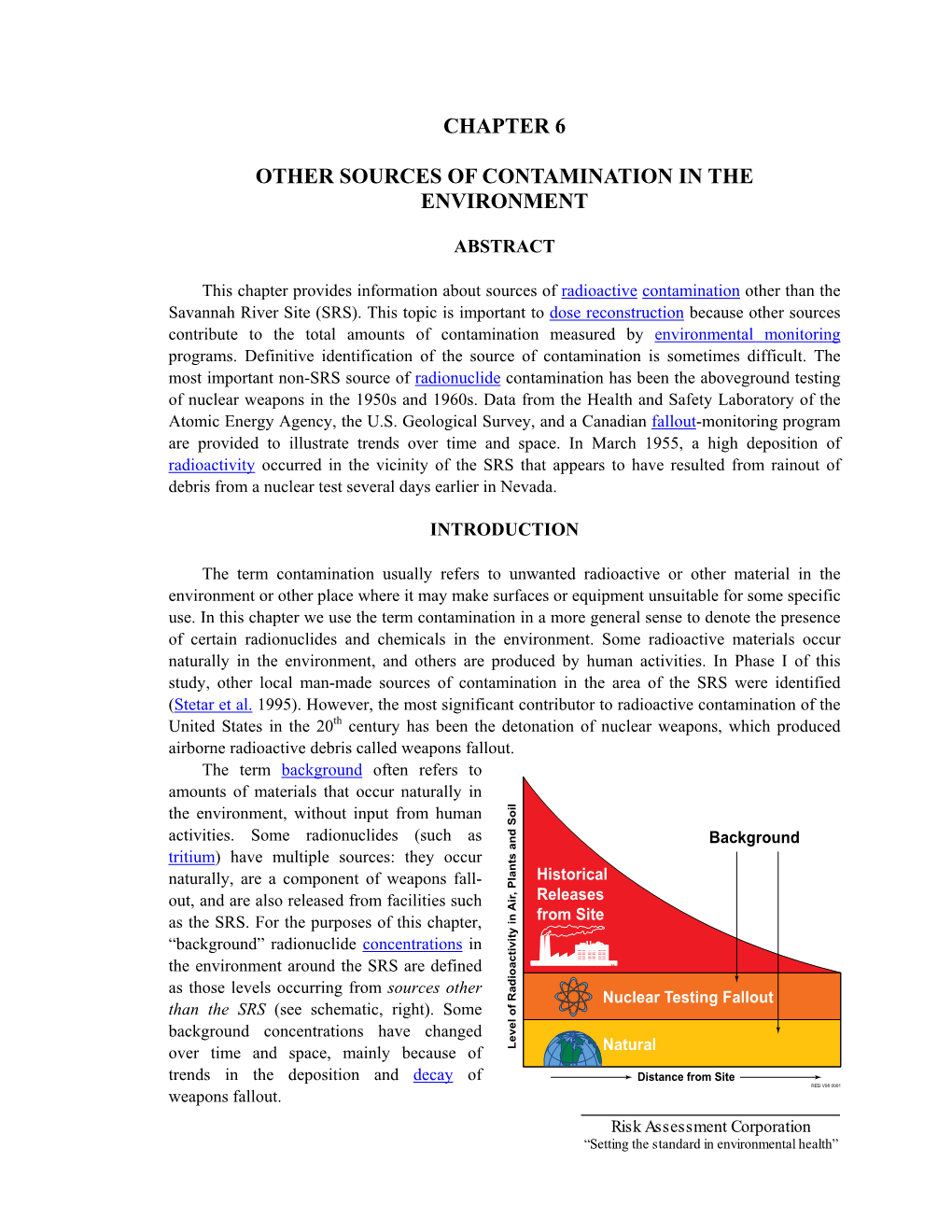 Chapter 6 Other Sources of Contamination in the Environment