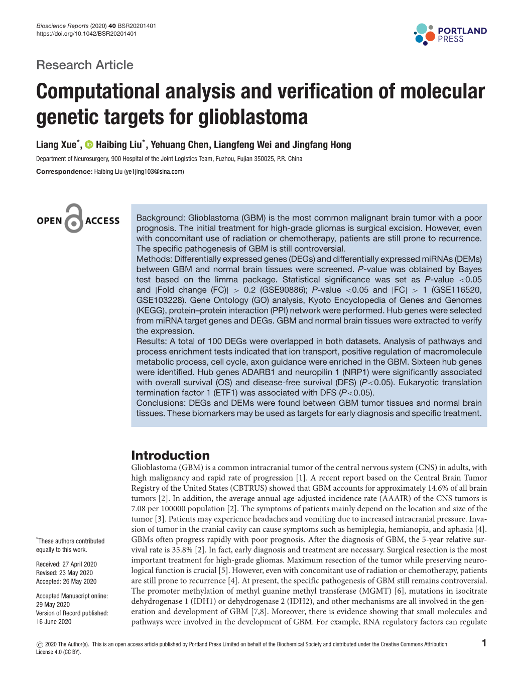 Computational Analysis and Verification of Molecular Genetic