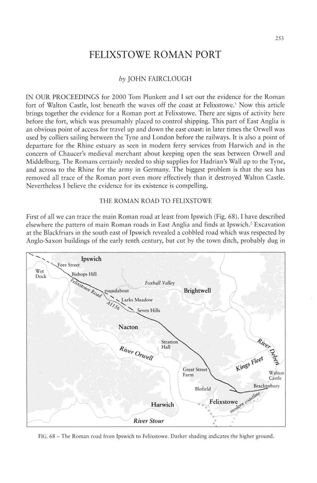 Felixstowe Roman Fort John Fairclough