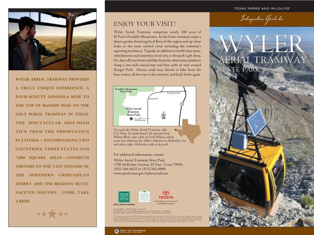 Interpretive Guide to Wyler Aerial Tramway State Park