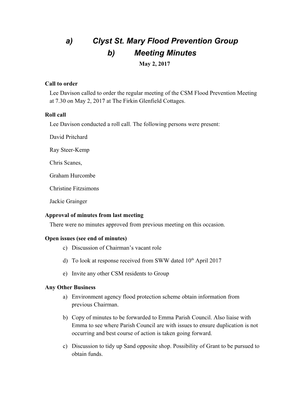 Formal Meeting Minutes s5