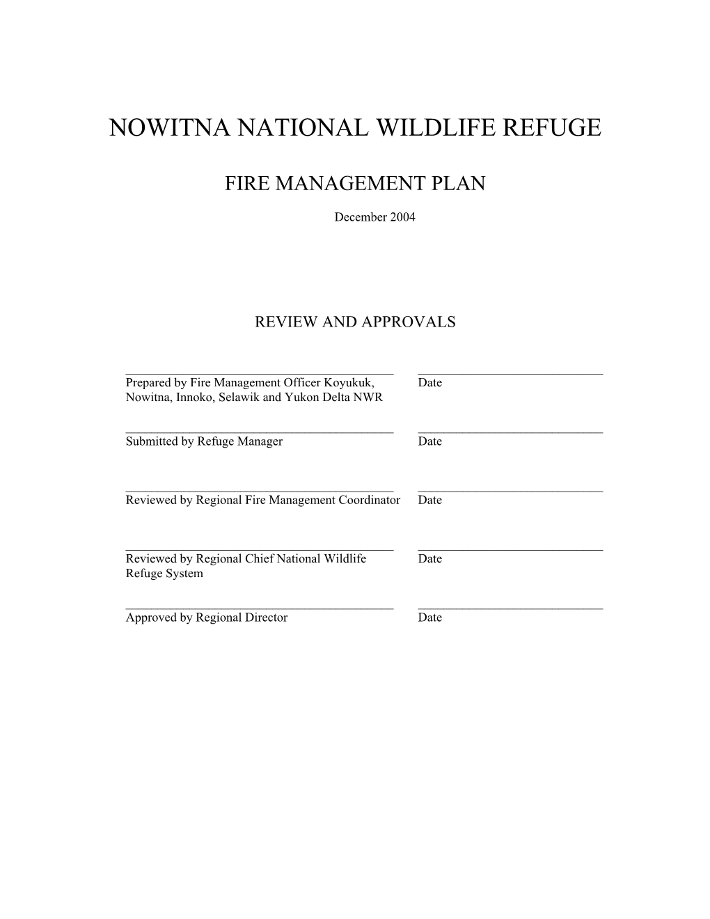 Nowitna National Wildlife Refuge